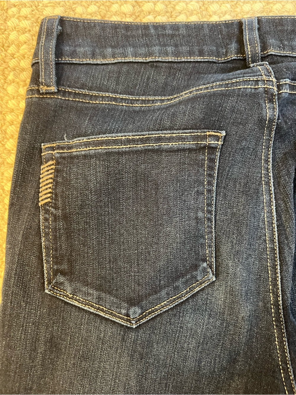 PAIGE Midnight Blue Cropped Skinny Jeans - Women's Dark Indigo Denim - Picture 6 of 6